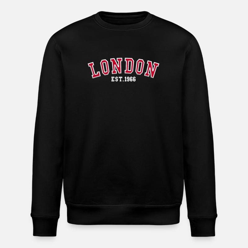 London Est. 1966 - Stanley/Stella ROLLER Unisex Organic Sweatshirt - black
