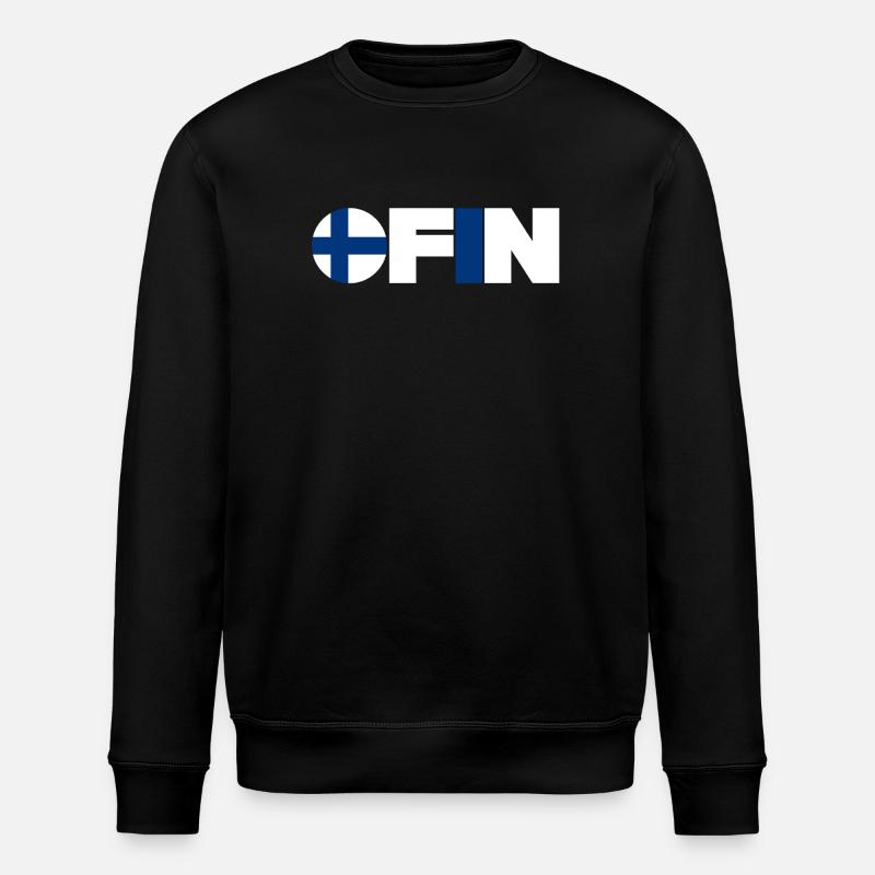 Finlande - Sweat bio ROLLER Stanley/Stella Unisexe - noir
