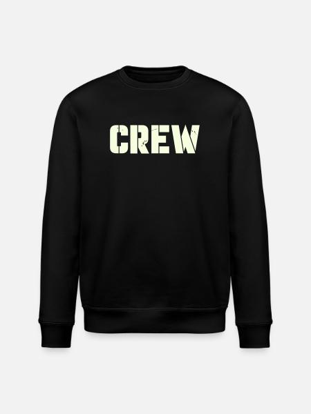 crew - Stanley/Stella ROLLER Unisex Organic Sweatshirt - black