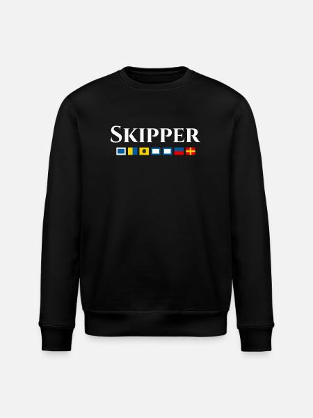 Conception du pavillon maritime Skipper - Sweat bio ROLLER Stanley/Stella Unisexe - noir