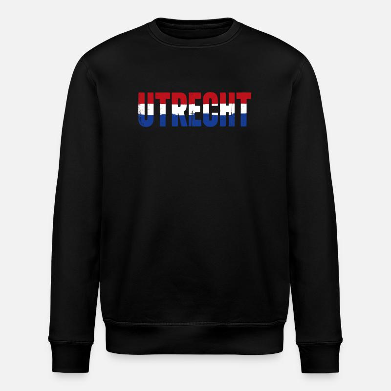 Utrecht Niederlande - Stanley/Stella Unisex Bio-Sweatshirt ROLLER - Schwarz
