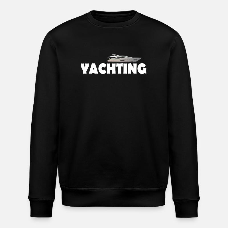 Yachting - Stanley/Stella ROLLER Unisex Organic Sweatshirt - black