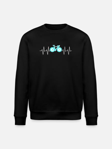 Cyclisme Heartbeat - Sweat bio ROLLER Stanley/Stella Unisexe - noir
