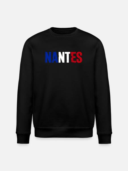 Nantes Frankreich - Stanley/Stella Unisex Bio-Sweatshirt ROLLER - Schwarz