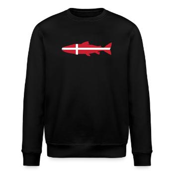 Lach Danemark - Sweat bio ROLLER Stanley/Stella Unisexe - noir - Devant - Nik (191cm)