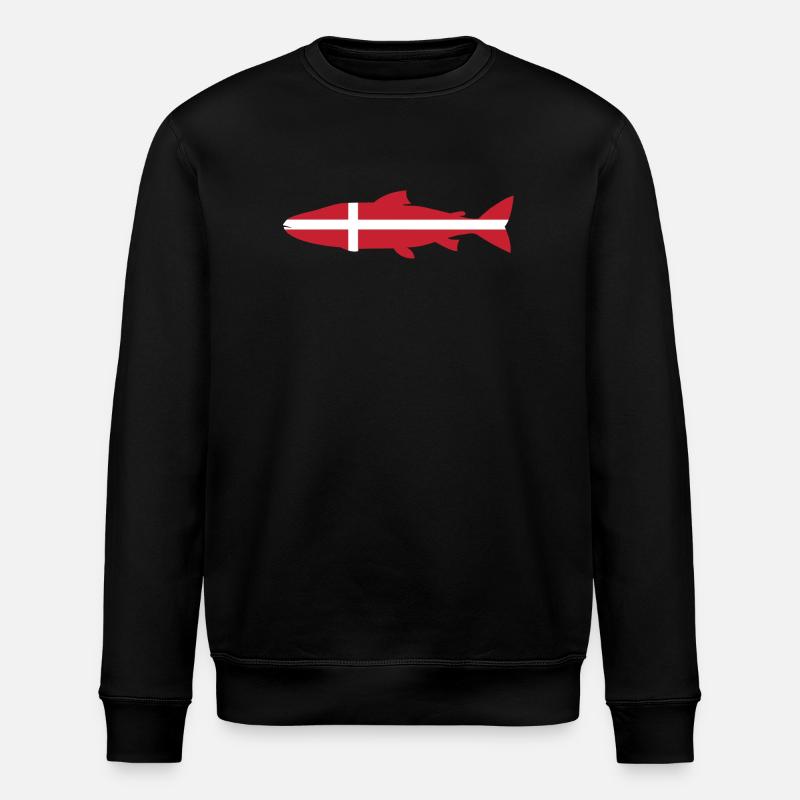 Lach Dänemark - Stanley/Stella Unisex Bio-Sweatshirt ROLLER - Schwarz