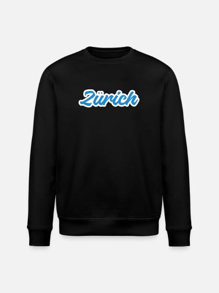 Zurich lettering - Stanley/Stella ROLLER Unisex Organic Sweatshirt - black