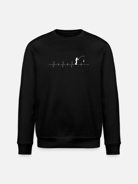 Heartline Silhouette de pêcheur - Sweat bio ROLLER Stanley/Stella Unisexe - noir