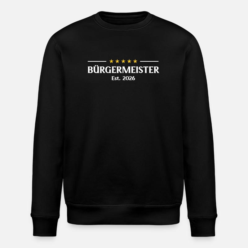 Maire 2026 Maire Maire - Sweat bio ROLLER Stanley/Stella Unisexe - noir