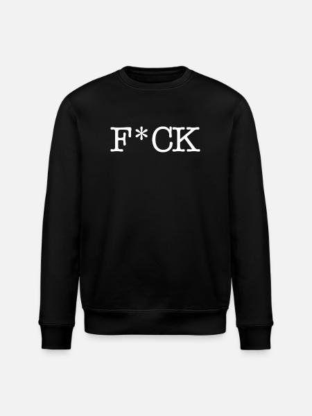 F_CK_White - Stanley/Stella ROLLER Unisex Organic Sweatshirt - black