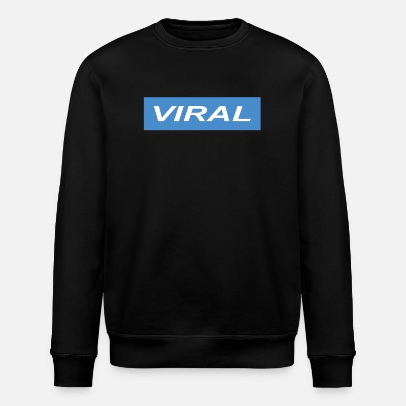 VIRAL - Stanley/Stella Unisex Bio-Sweatshirt ROLLER - Schwarz