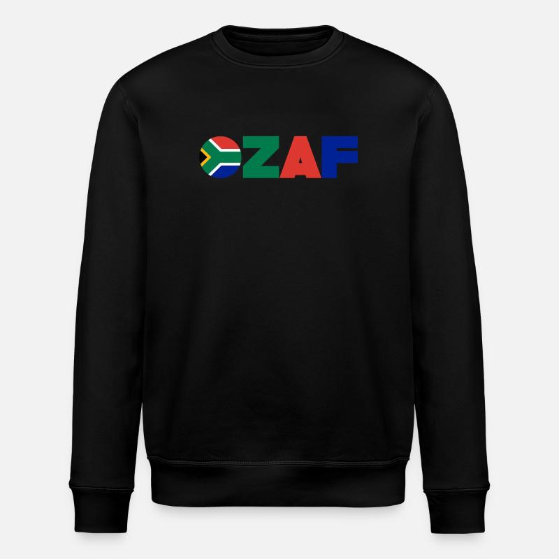 Südafrika - Stanley/Stella Unisex Bio-Sweatshirt ROLLER - Schwarz