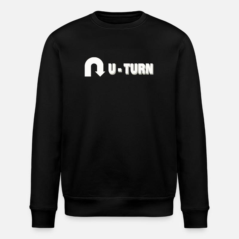 U-turn - Stanley/Stella ROLLER Unisex Organic Sweatshirt - black