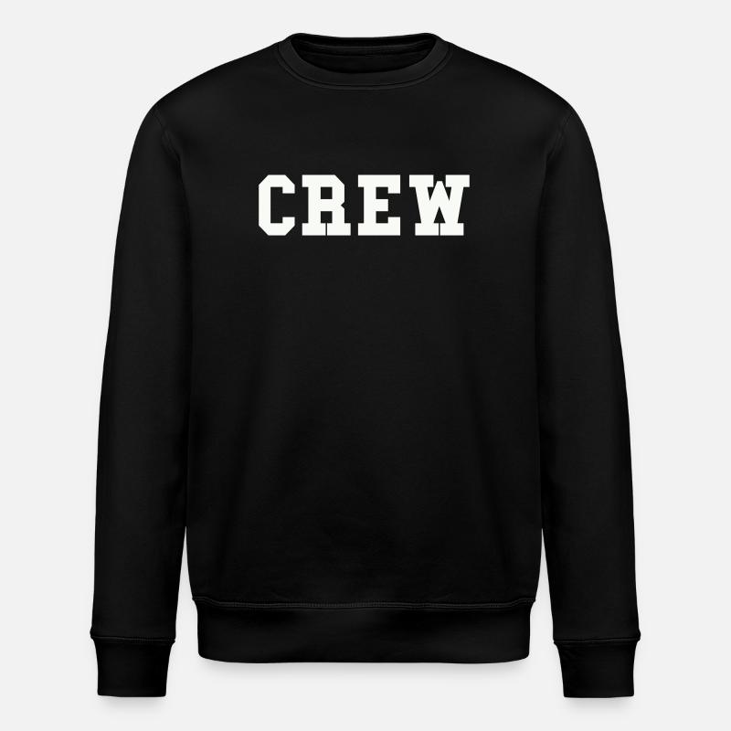 crew - Stanley/Stella ROLLER Unisex Organic Sweatshirt - black