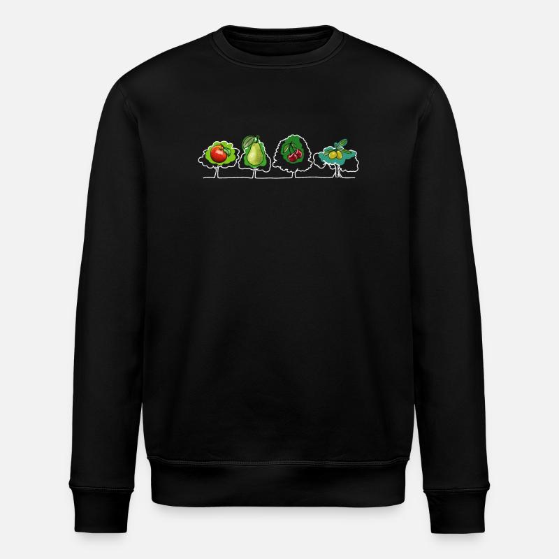 Fruit and fruits - Stanley/Stella ROLLER Unisex Organic Sweatshirt - black