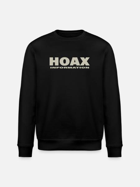 HOAX - Stanley/Stella ROLLER Unisex Organic Sweatshirt - black