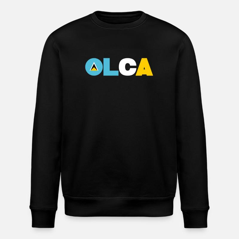 Saint Lucia - Stanley/Stella Unisex Bio-Sweatshirt ROLLER - Schwarz