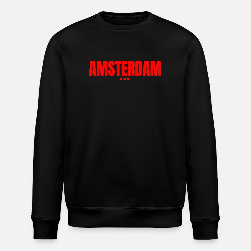 Amsterdam - Sweat bio ROLLER Stanley/Stella Unisexe - noir