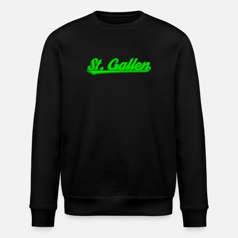 Lettrage néon de StGallen - Sweat bio ROLLER Stanley/Stella Unisexe - noir