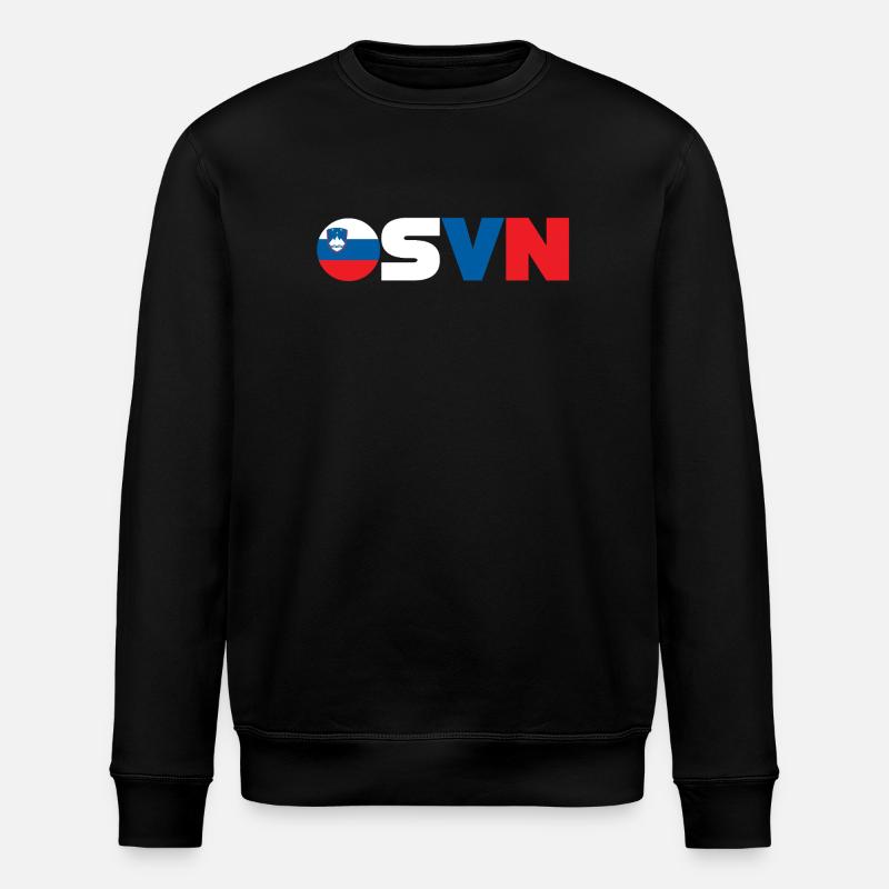 Slovénie - Sweat bio ROLLER Stanley/Stella Unisexe - noir