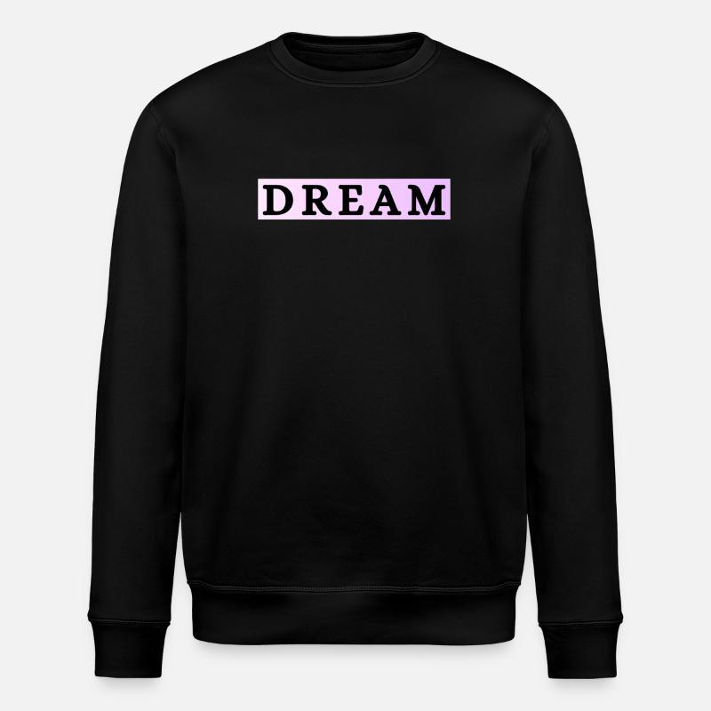 Dream in Pastelllila - Stanley/Stella Unisex Bio-Sweatshirt ROLLER - Schwarz