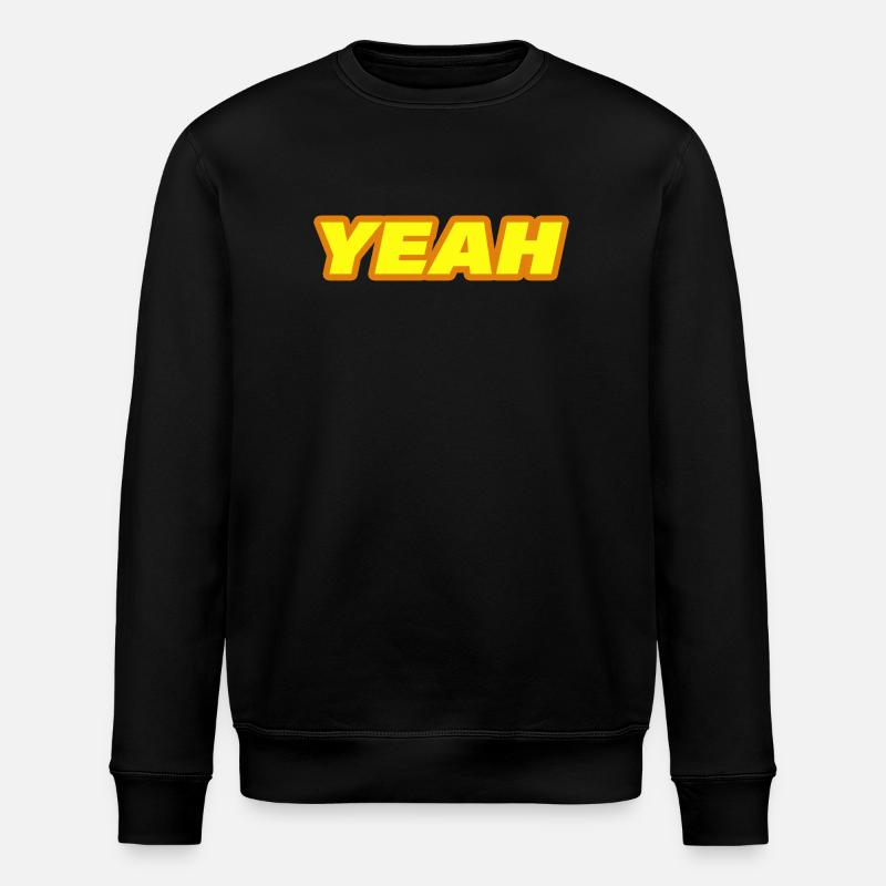 YEAH - Stanley/Stella Unisex Bio-Sweatshirt ROLLER - Schwarz