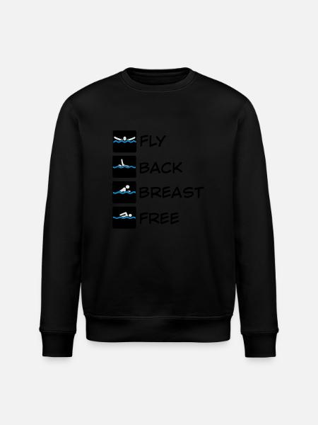medleycorrected - Stanley/Stella ROLLER Unisex Organic Sweatshirt - black