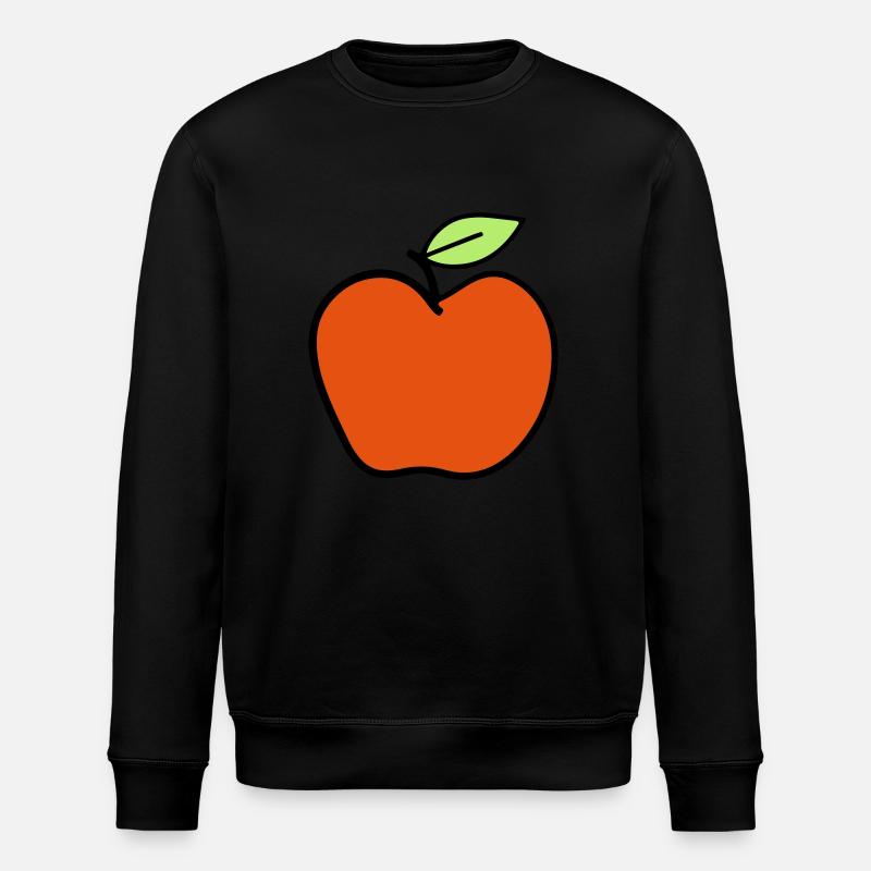 apple1 - Stanley/Stella ROLLER Unisex Organic Sweatshirt - black