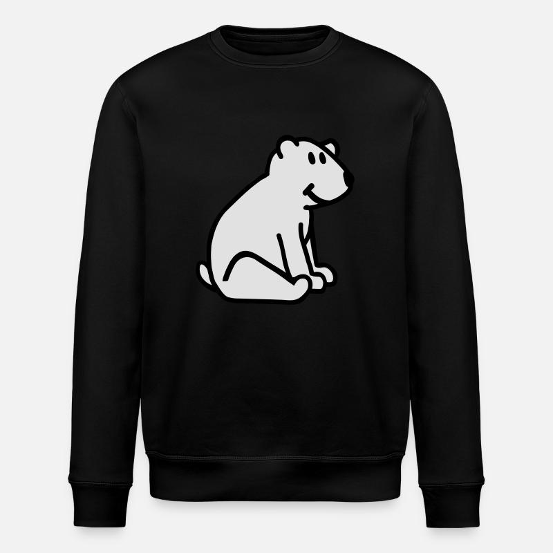 Ours polaire - Sweat bio ROLLER Stanley/Stella Unisexe - noir