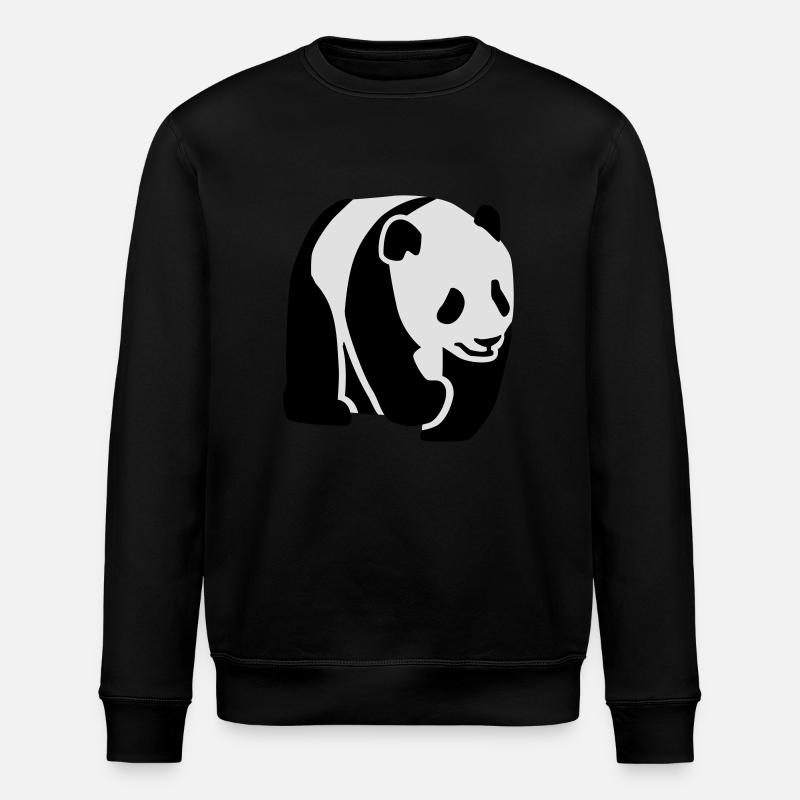 Panda - Sweat bio ROLLER Stanley/Stella Unisexe - noir