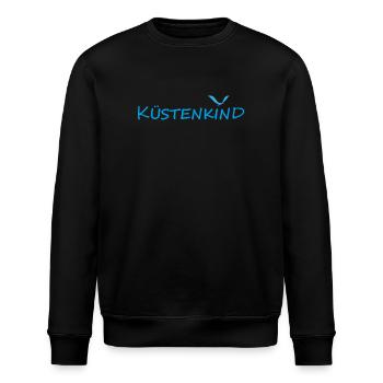 KÜSTENKIND - Stanley/Stella Unisex Bio-Sweatshirt ROLLER - Schwarz - Vorne - Nik (191cm)