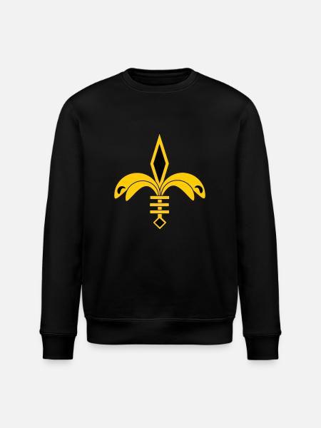 French lily - Stanley/Stella ROLLER Unisex Organic Sweatshirt - black