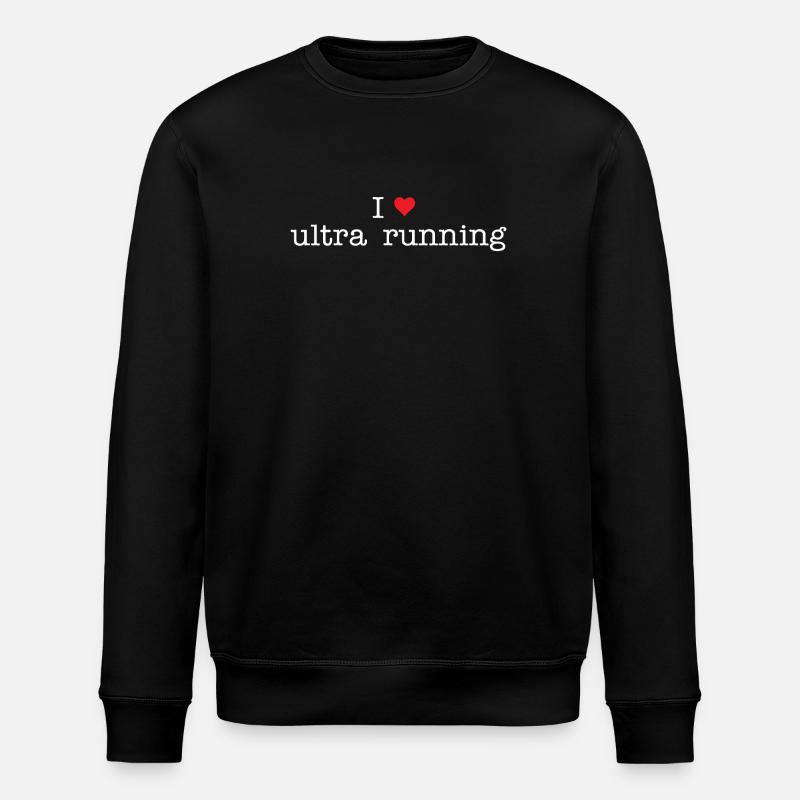 J’adore Ultra Running - Sweat bio ROLLER Stanley/Stella Unisexe - noir