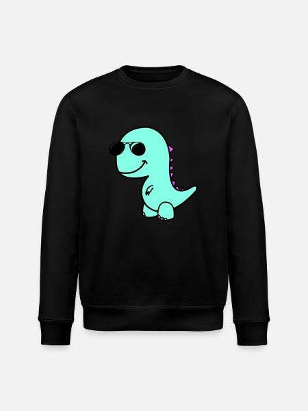 cool dino - Stanley/Stella Unisex Bio-Sweatshirt ROLLER - Schwarz