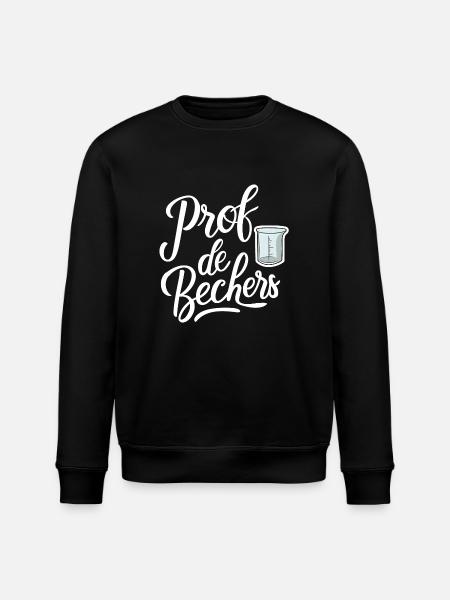 Prof de bechers - Sweat bio ROLLER Stanley/Stella Unisexe - noir