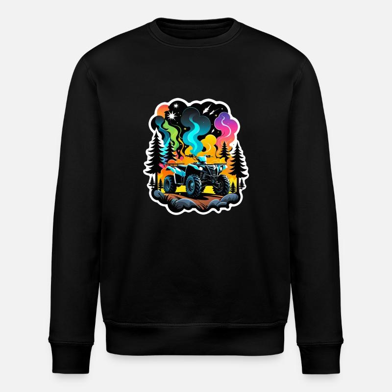 quad et tout terrain - Sweat bio ROLLER Stanley/Stella Unisexe - noir