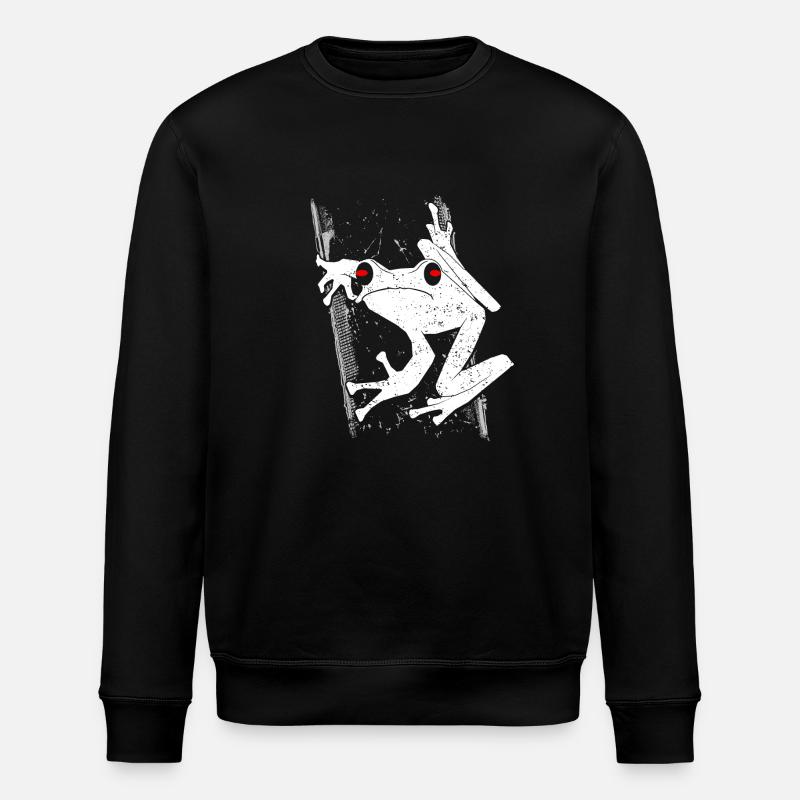 Frog - Stanley/Stella ROLLER Unisex Organic Sweatshirt - black