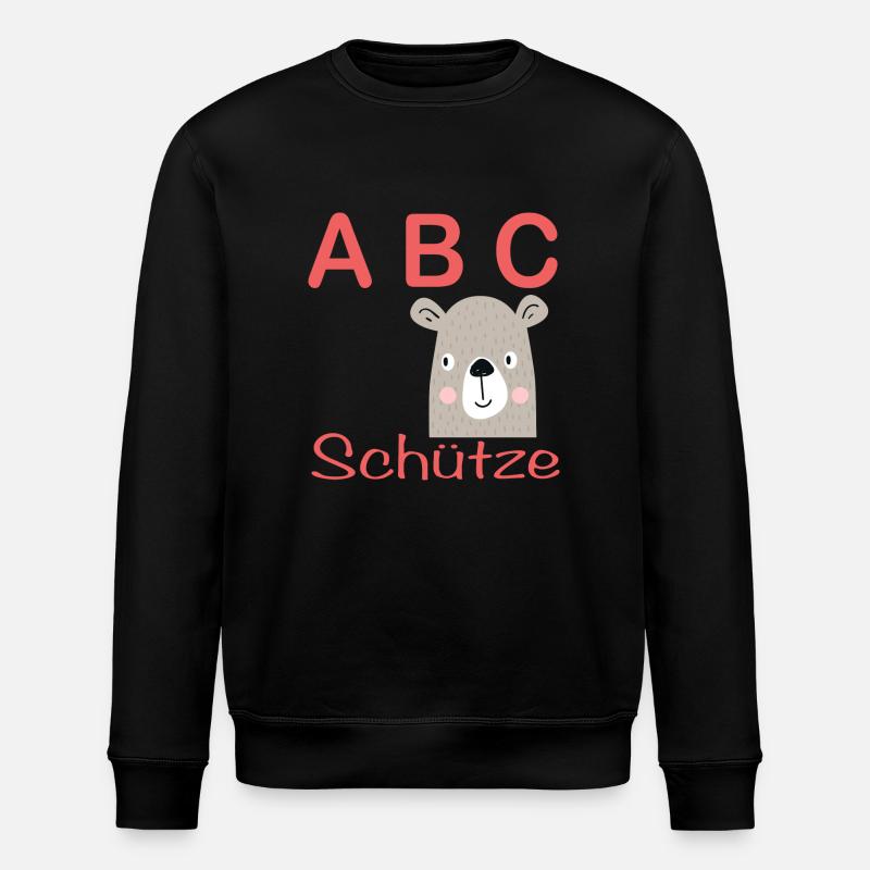 Tireur ABC avec chien - Sweat bio ROLLER Stanley/Stella Unisexe - noir