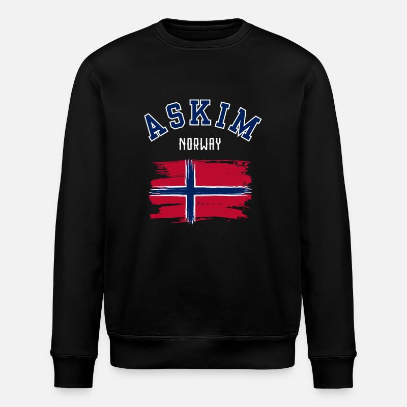 Askim Norway - Stanley/Stella ROLLER Unisex Organic Sweatshirt - black