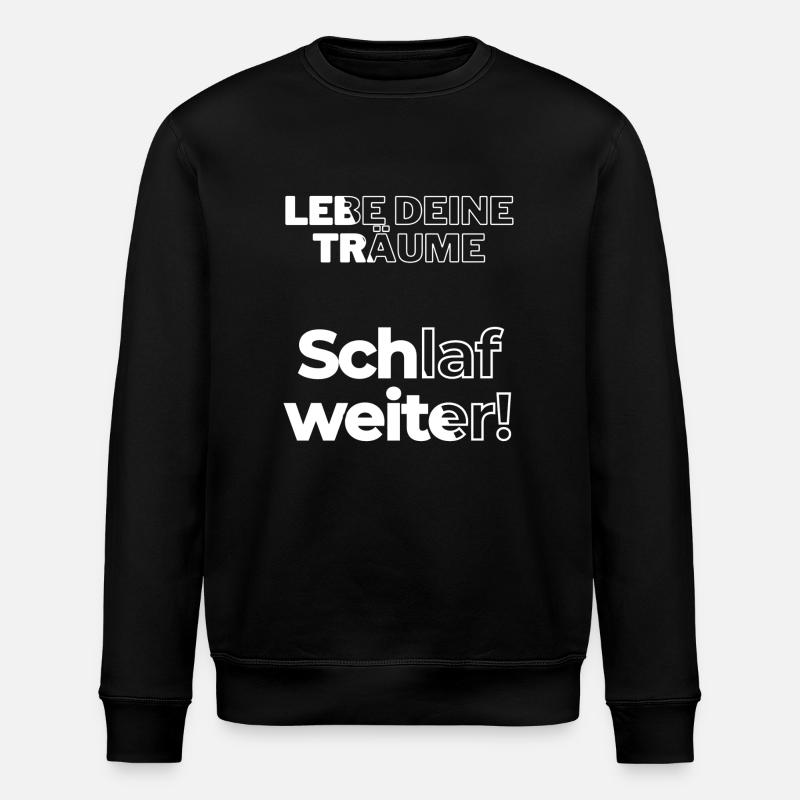 Sleep on - Stanley/Stella ROLLER Unisex Organic Sweatshirt - black