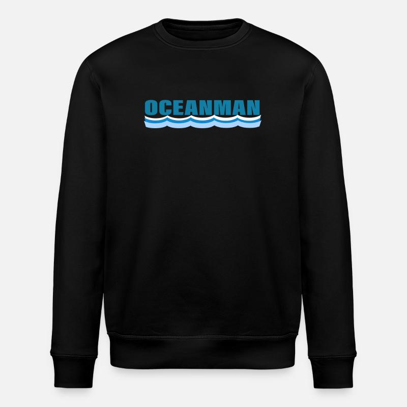 OCEANMAN - Stanley/Stella Unisex Bio-Sweatshirt ROLLER - Schwarz