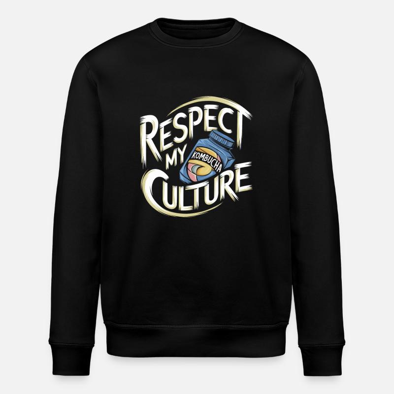 Probiotische Leidenschaft zeigen - Stanley/Stella Unisex Bio-Sweatshirt ROLLER - Schwarz