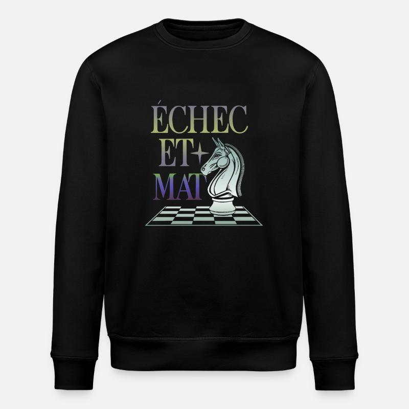 Echec et Mat - Sweat bio ROLLER Stanley/Stella Unisexe - noir