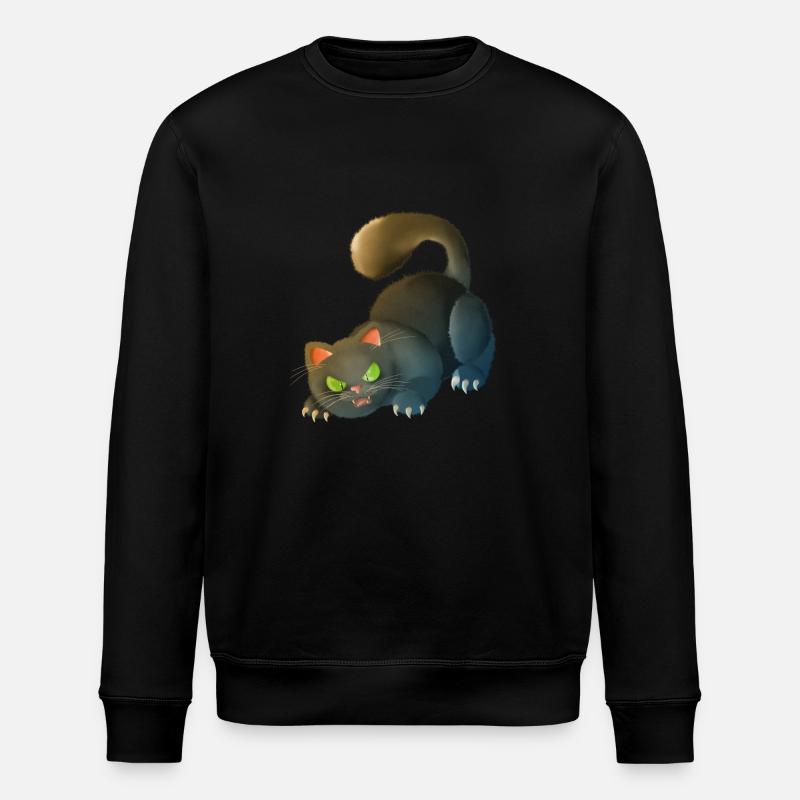 Cat 5 - Stanley/Stella ROLLER Unisex Organic Sweatshirt - black