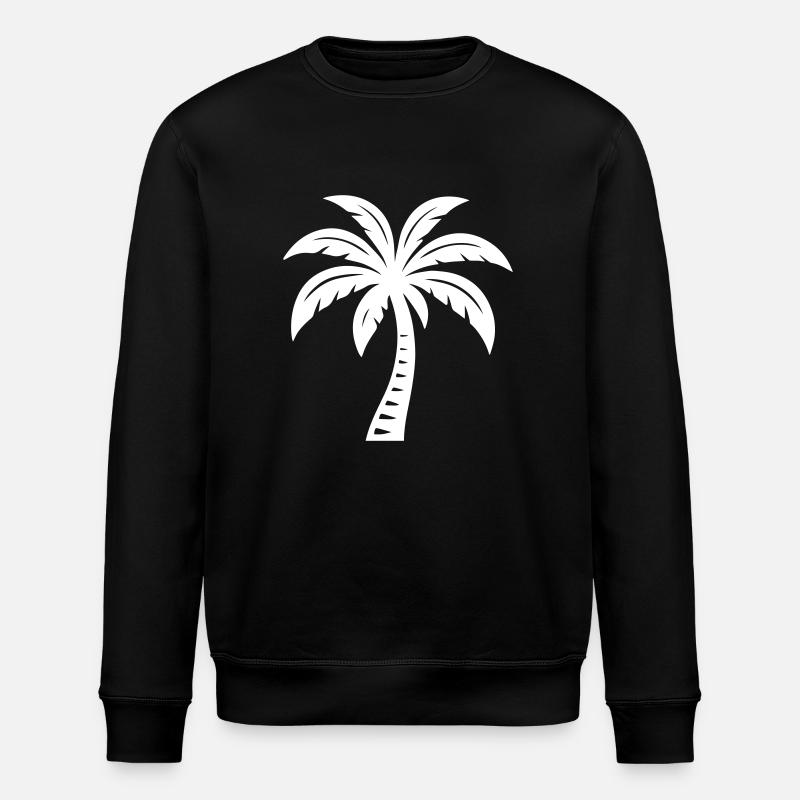 Icône de palmier - Sweat bio ROLLER Stanley/Stella Unisexe - noir