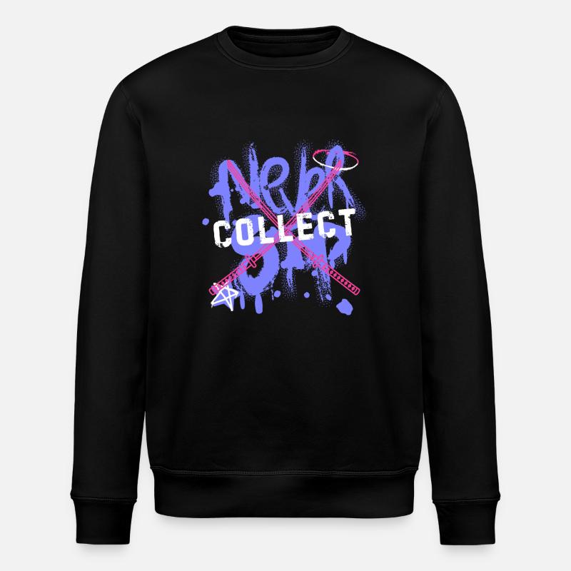Ne jamais s’arrêter - Sweat bio ROLLER Stanley/Stella Unisexe - noir