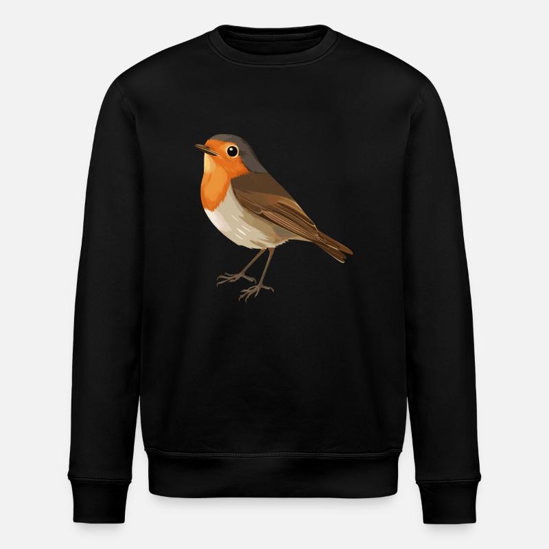 Robin - Stanley/Stella ROLLER Unisex Organic Sweatshirt - black