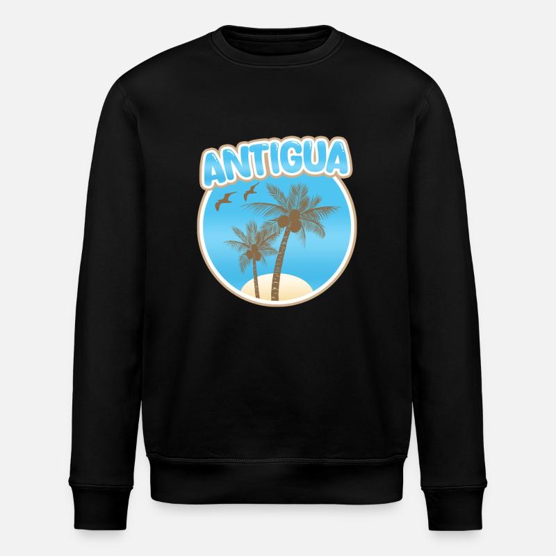 Vacances Antigua - Sweat bio ROLLER Stanley/Stella Unisexe - noir