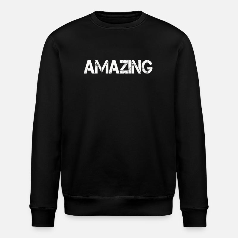 AMAZING - Stanley/Stella Unisex Bio-Sweatshirt ROLLER - Schwarz