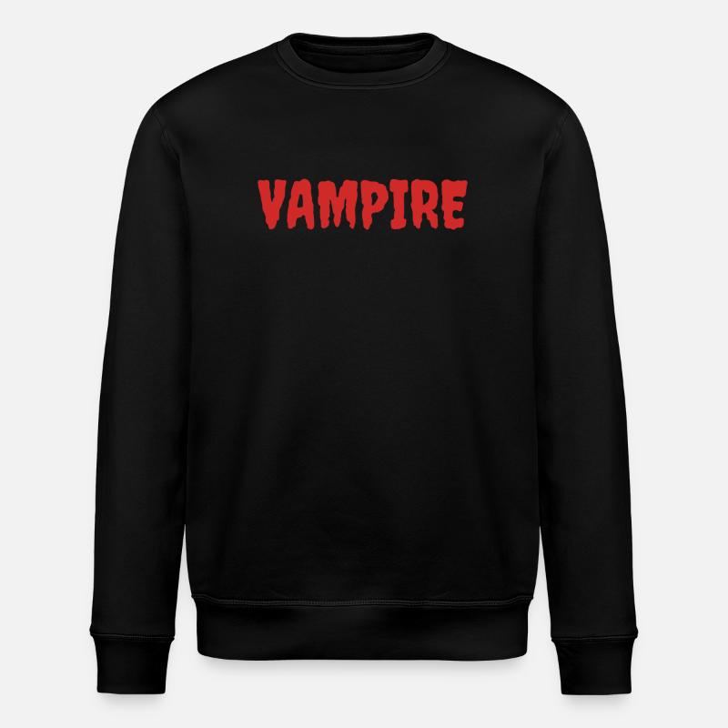 Vampire Silhouette Art T-Shirt Design - Sweat bio ROLLER Stanley/Stella Unisexe - noir